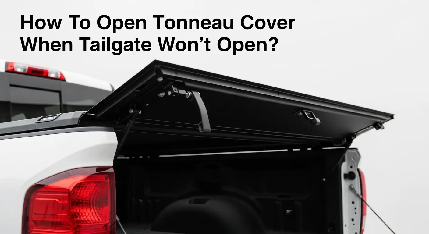 How To Open Tonneau Cover When Tailgate Won’t Open?