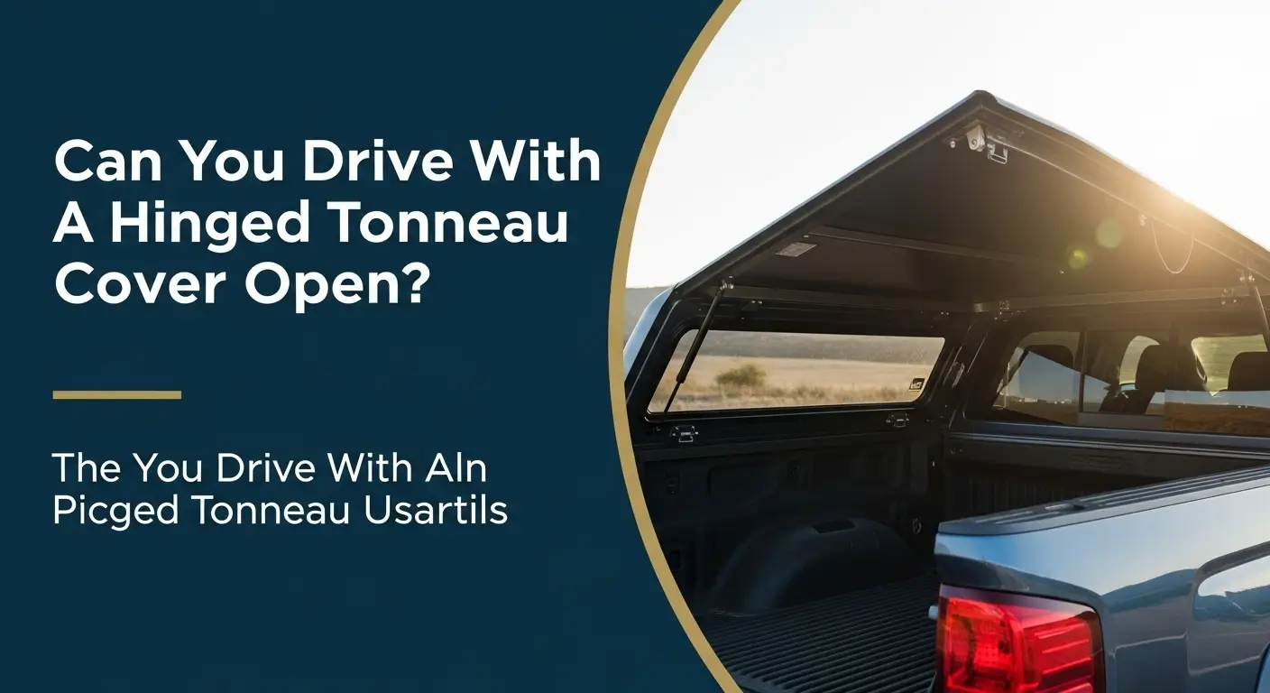 Can You Drive with a Hinged Tonneau Cover Open?